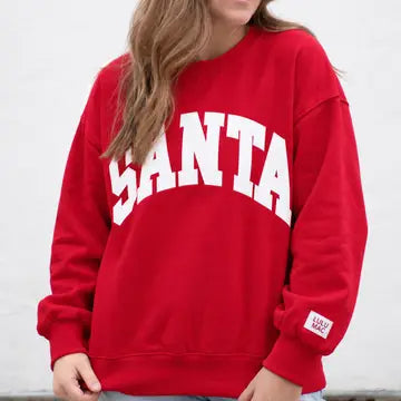 LULU MAC Santa Red w/ White Letters