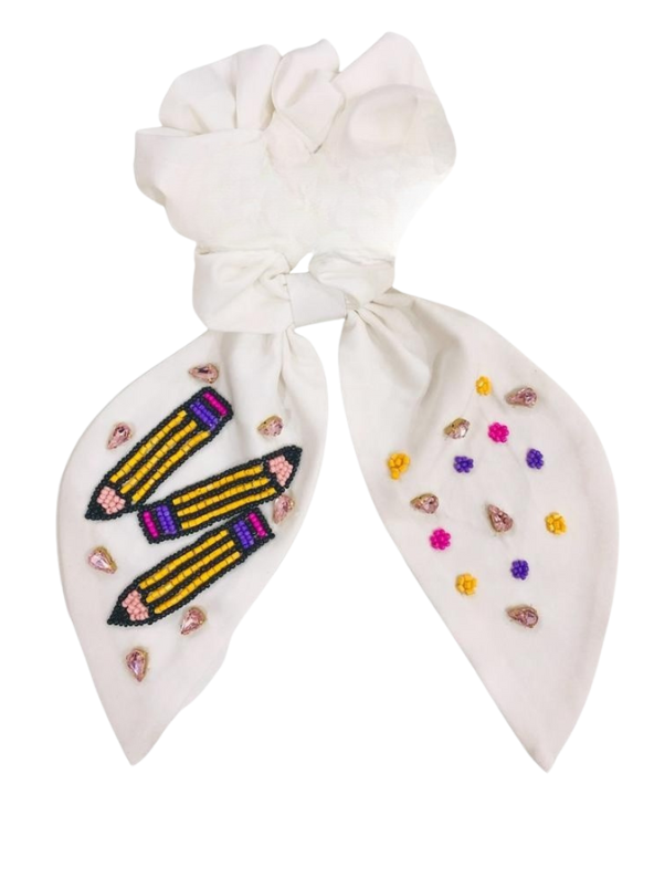Pencil Trio Scrunchie