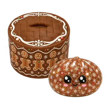 Fun Doh Petite (Mini) Squishy Christmas Dumplings Toy