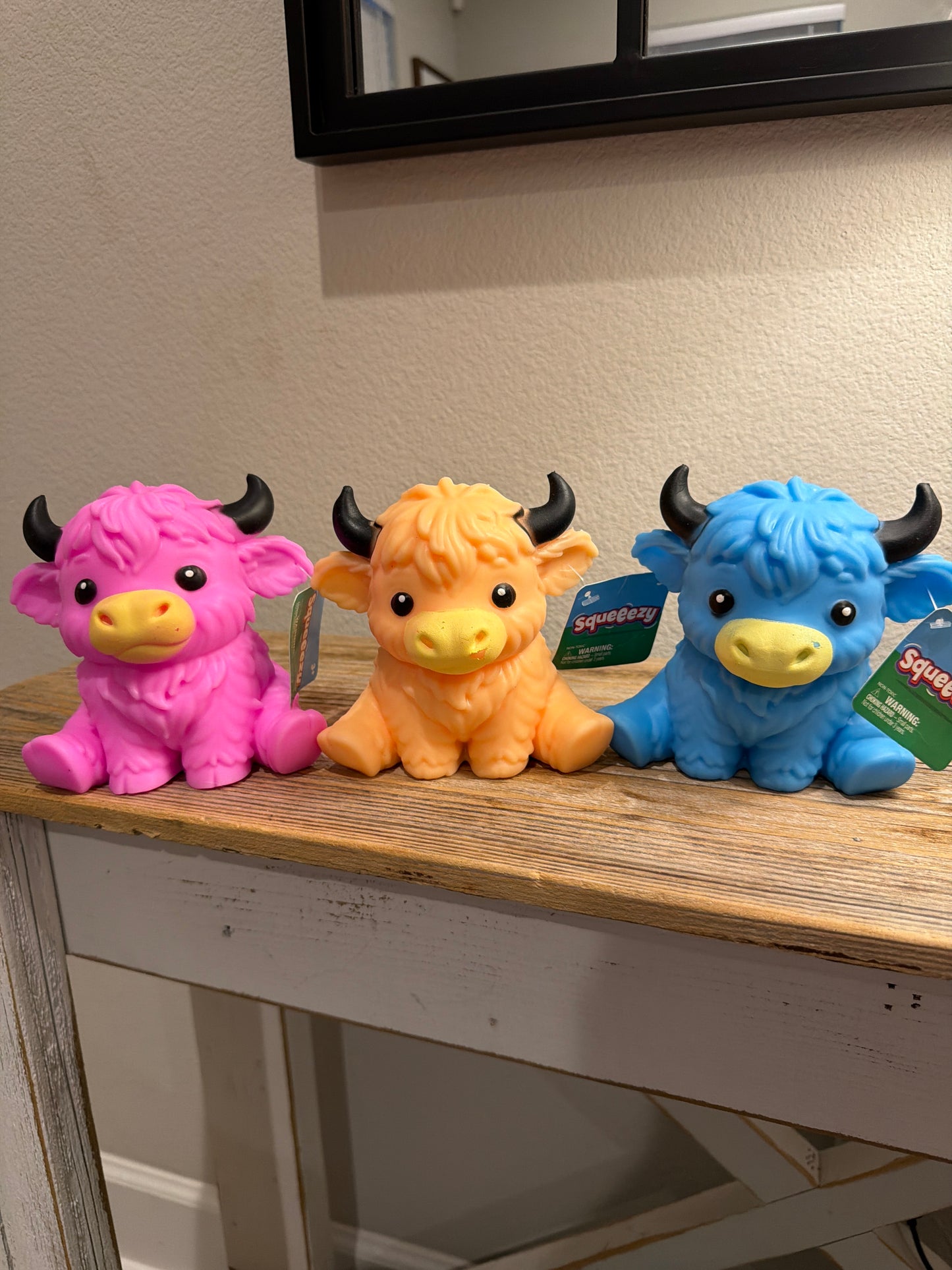 Colorful Highland Cows
