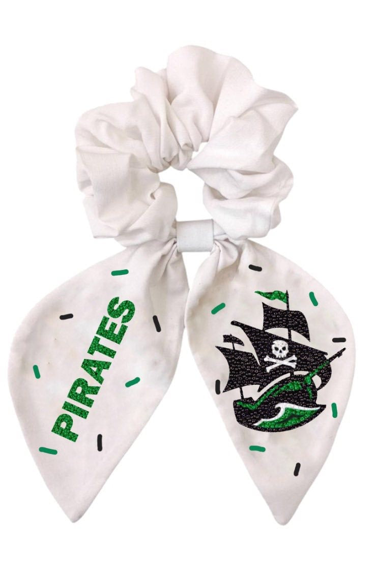 Galvez Pirates Scrunchie - White