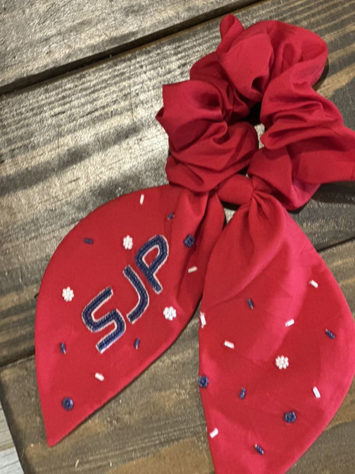 St. John Primary Scrunchie - Red