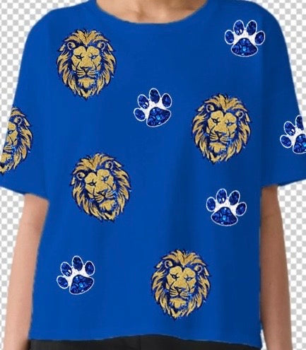 Lions Sequin Top