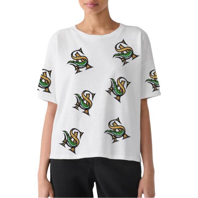 St. Amant Gators Logo Sequin Top
