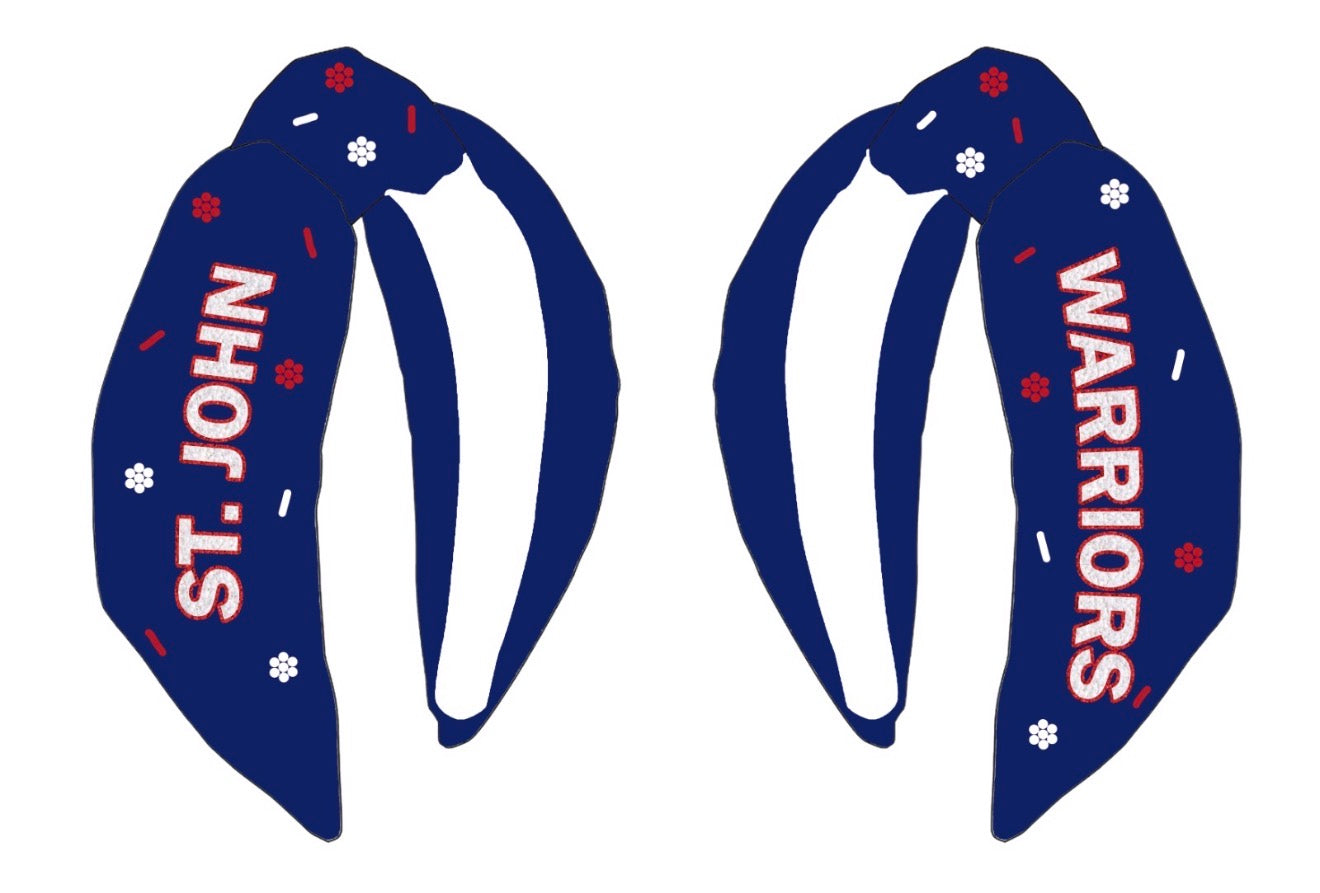 St. John Primary Headband - Navy