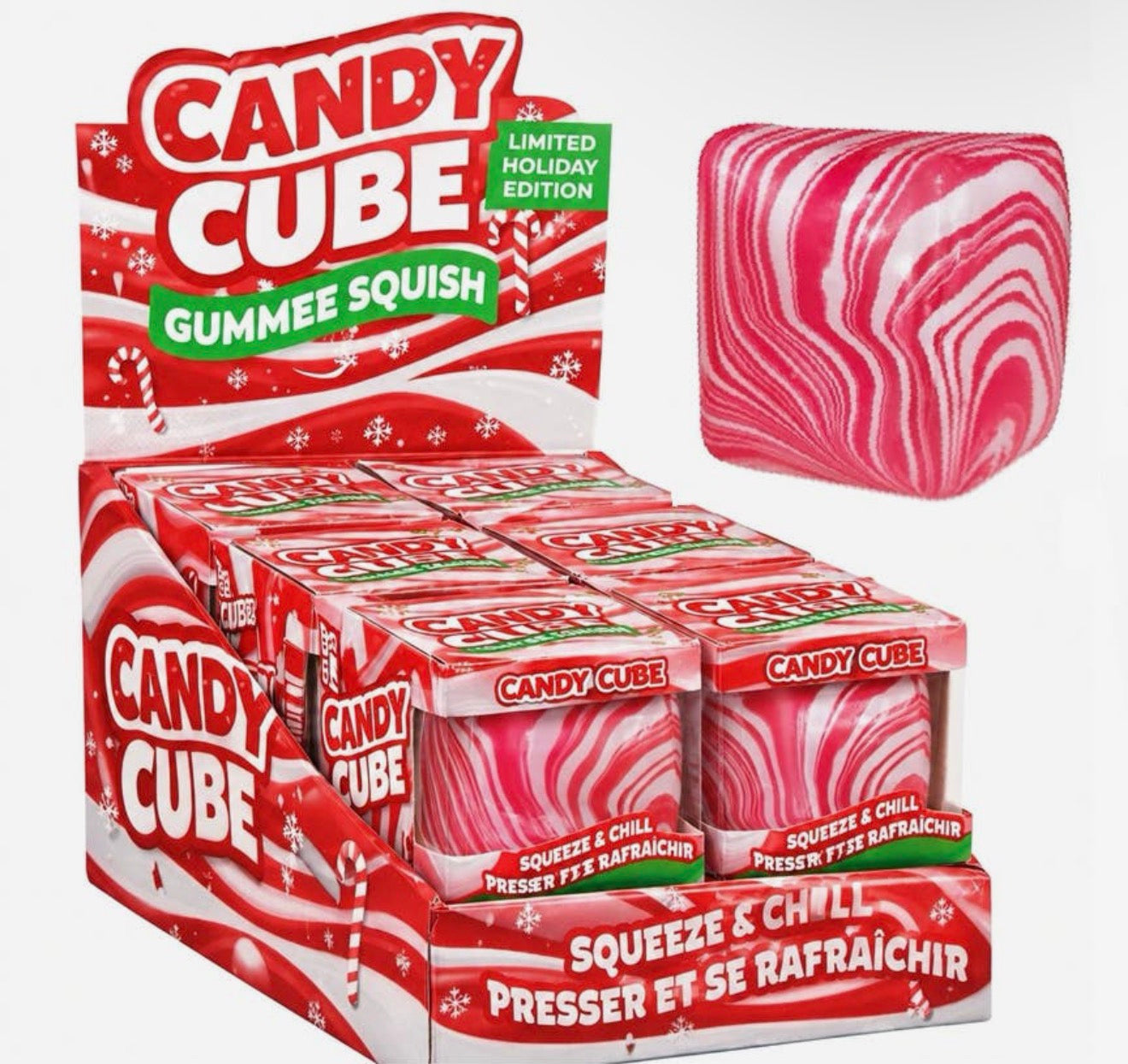 Candy Cane Squishy — Preorder arrives October by October 10