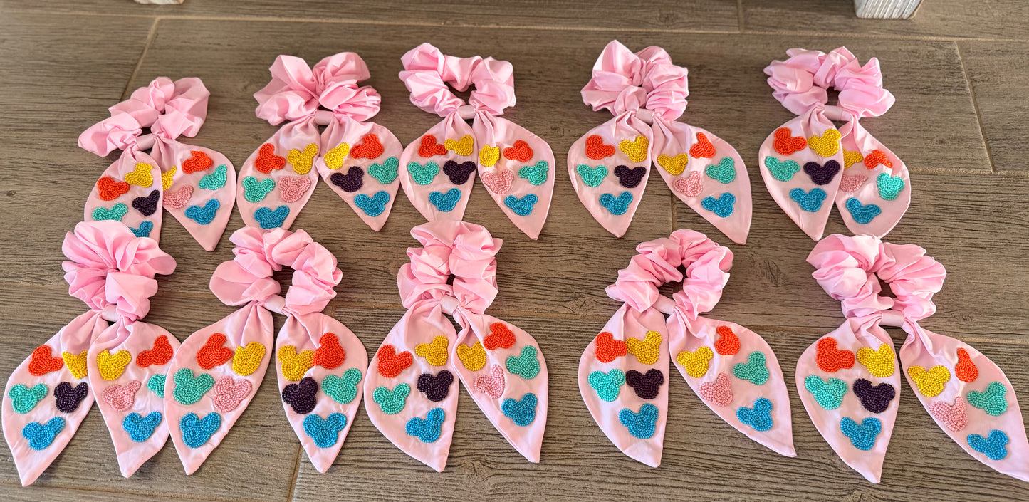 Pastel Mouse Scrunchie