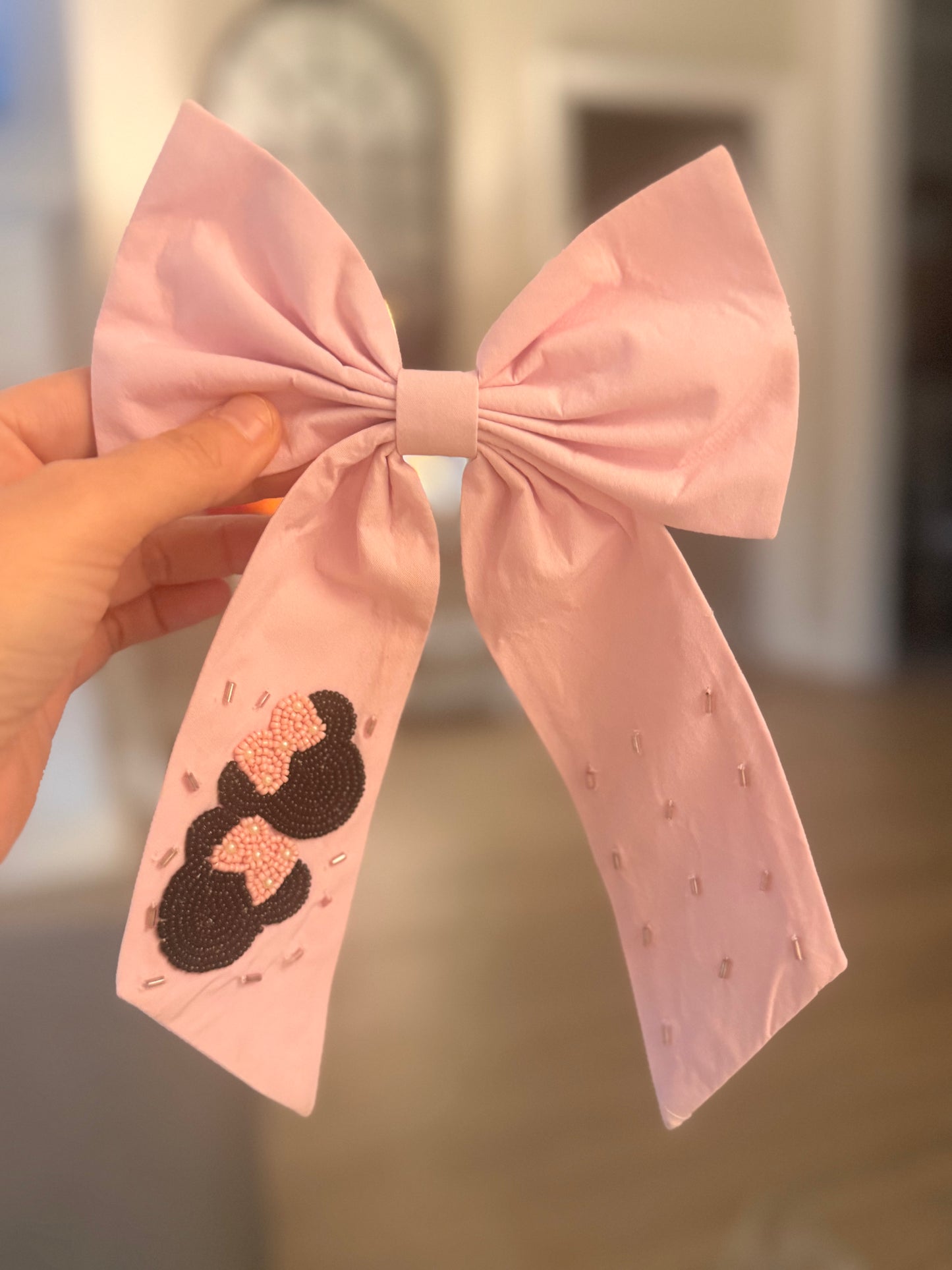 Pink Mouse Bow