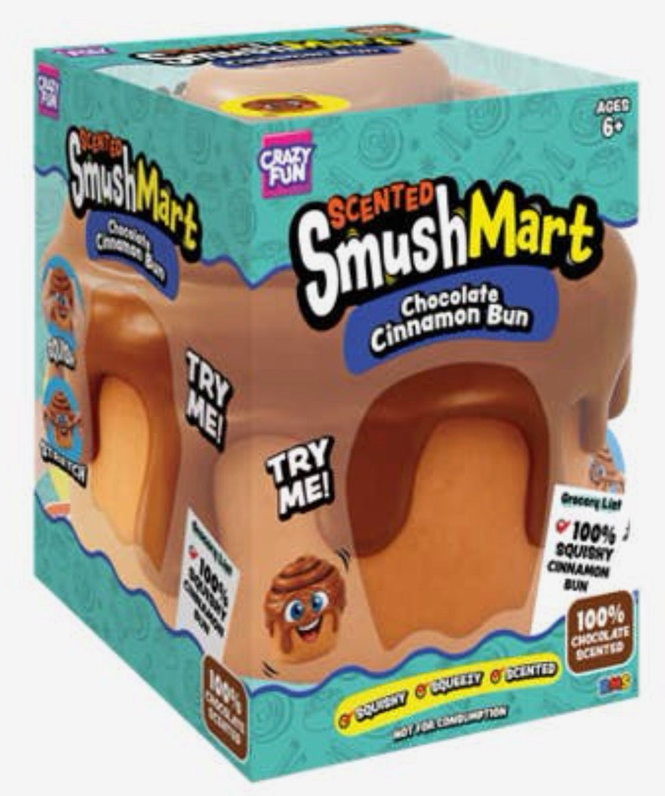 Rms® Smushmart™ Giant Scented Chocolate Cinnamon Bun Squishy PRE-ORDER Arrives by January 1st