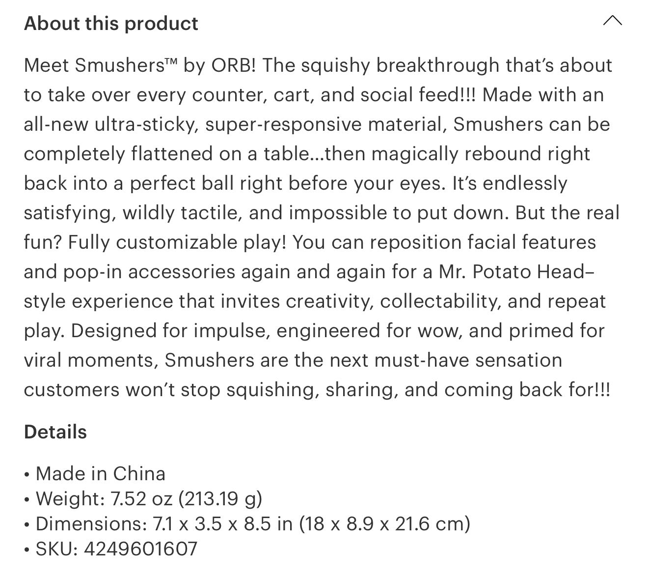 Orb Smushers (Pre-Order Arriving at the end of SEPTEMBER)