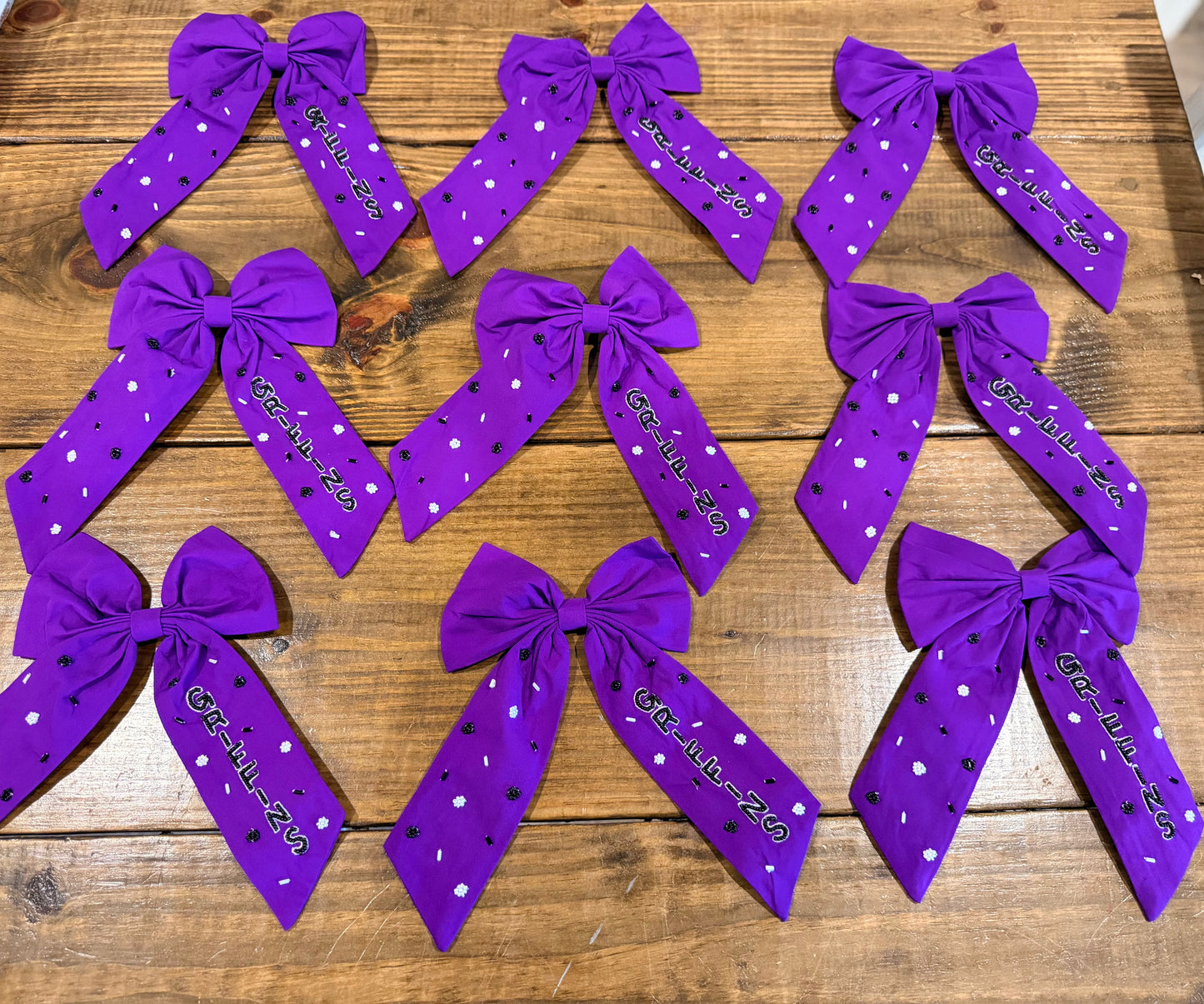 Dutchtown Griffins Bow- Purple