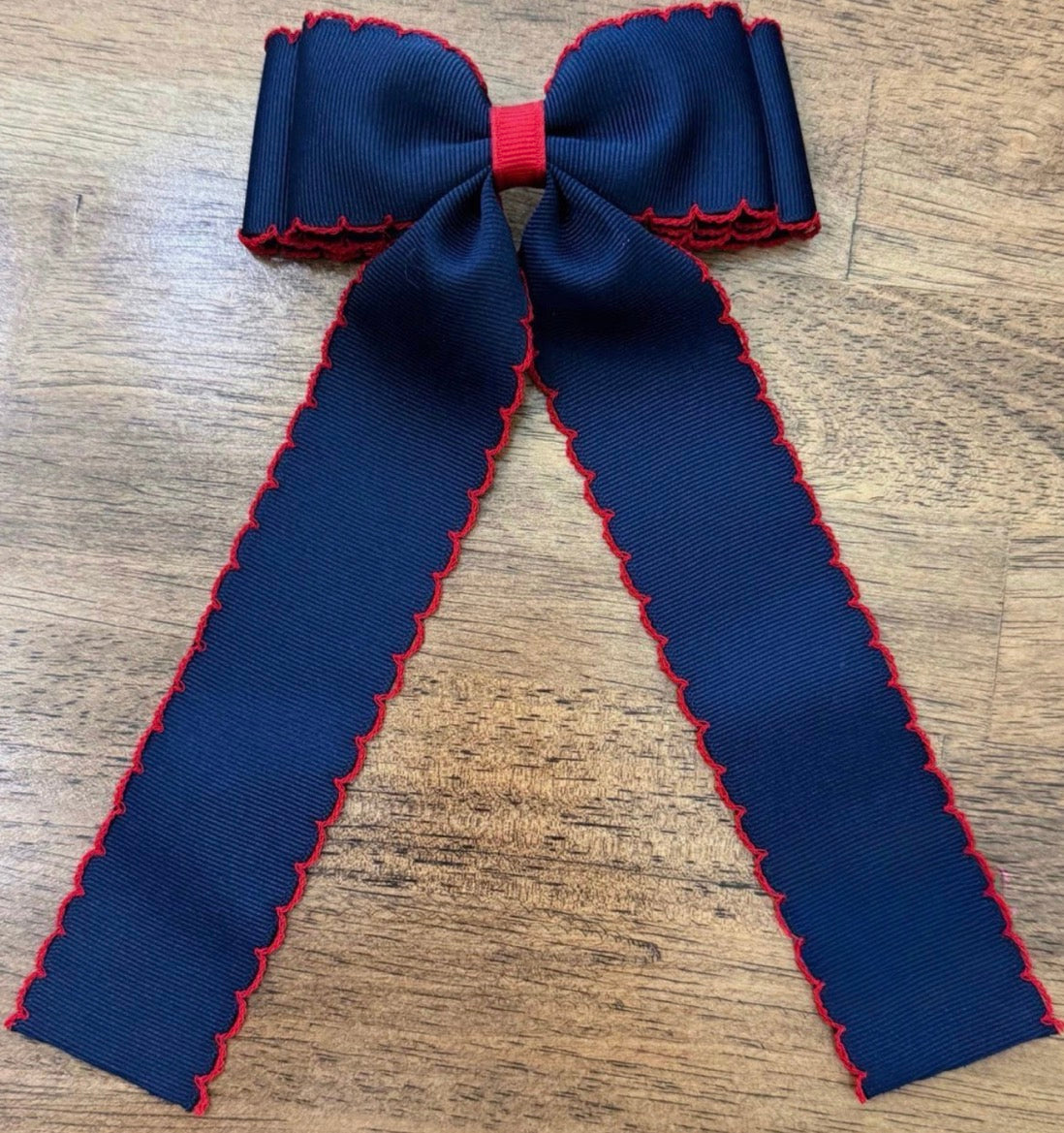Navy with Red Trim
