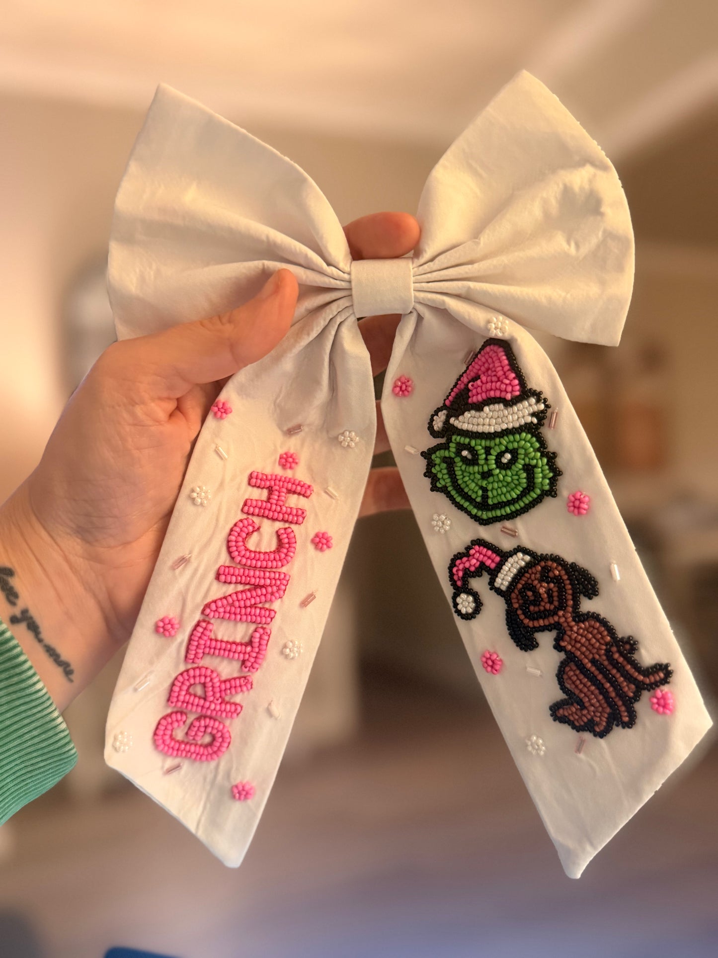 Grinch Bow