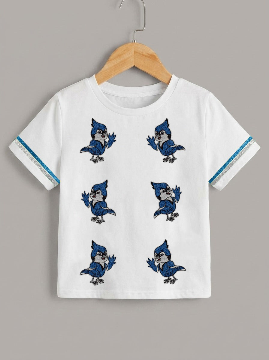Bluejays Sequin Top