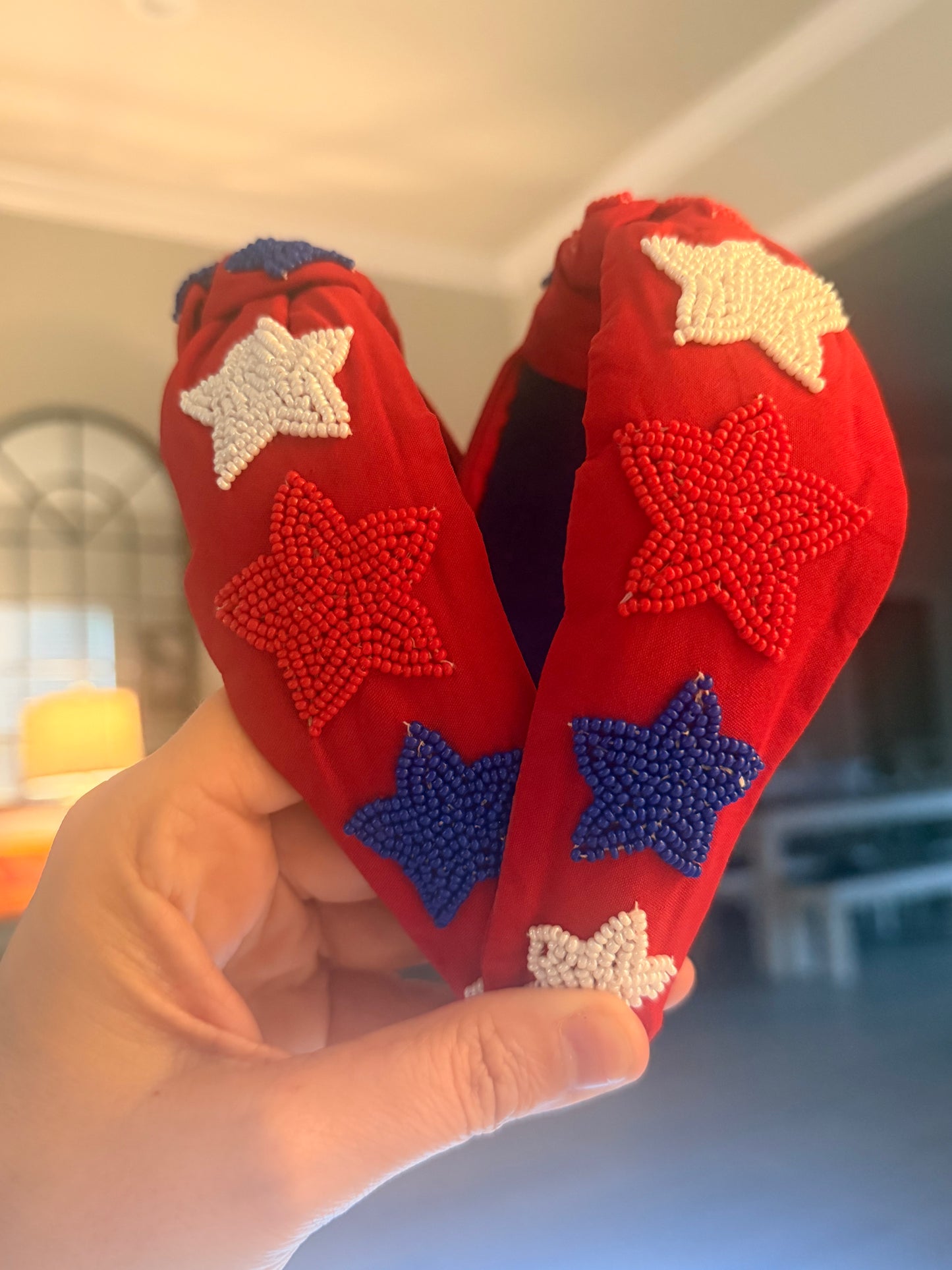 Red Stars Headband