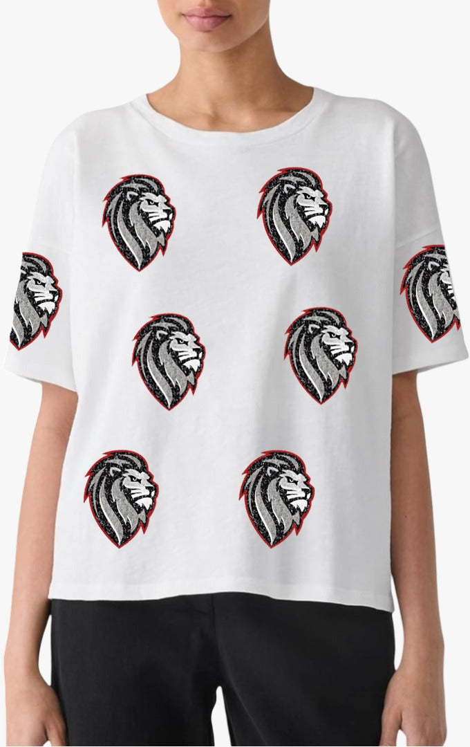 Lake Middle Lions Sequin Top