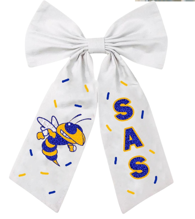 SAS Hornets Bows - White