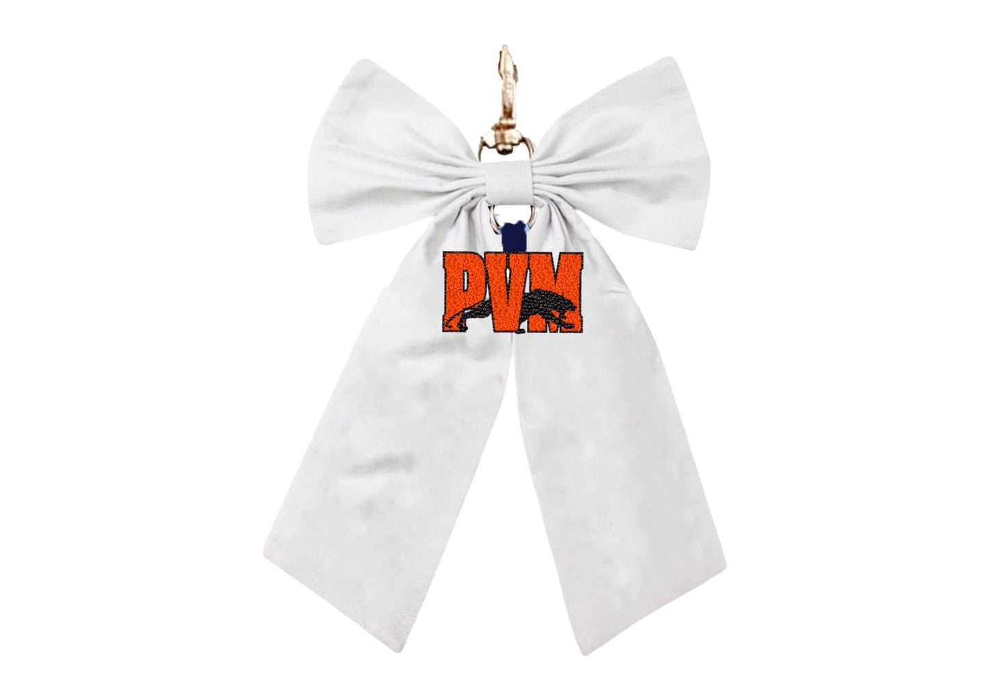 Prairieville Middle Panthers Bow Keychain