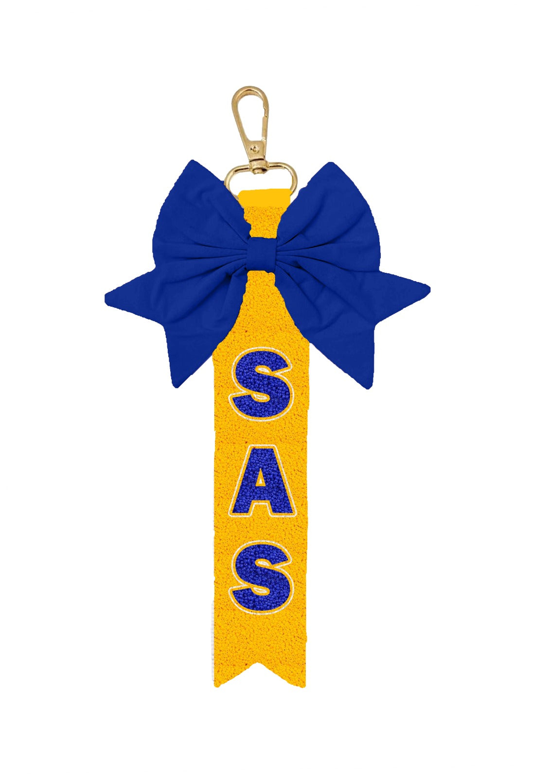 SAS Hornets Beaded Bow Keychain