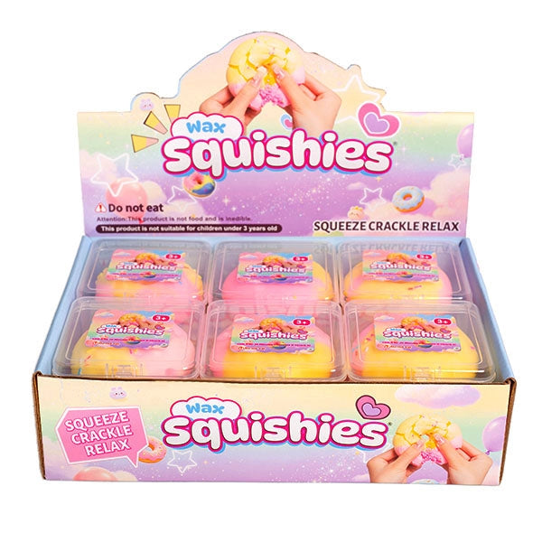 Wax Squishies® Donut Wax Crackle Fidget Clay Toy