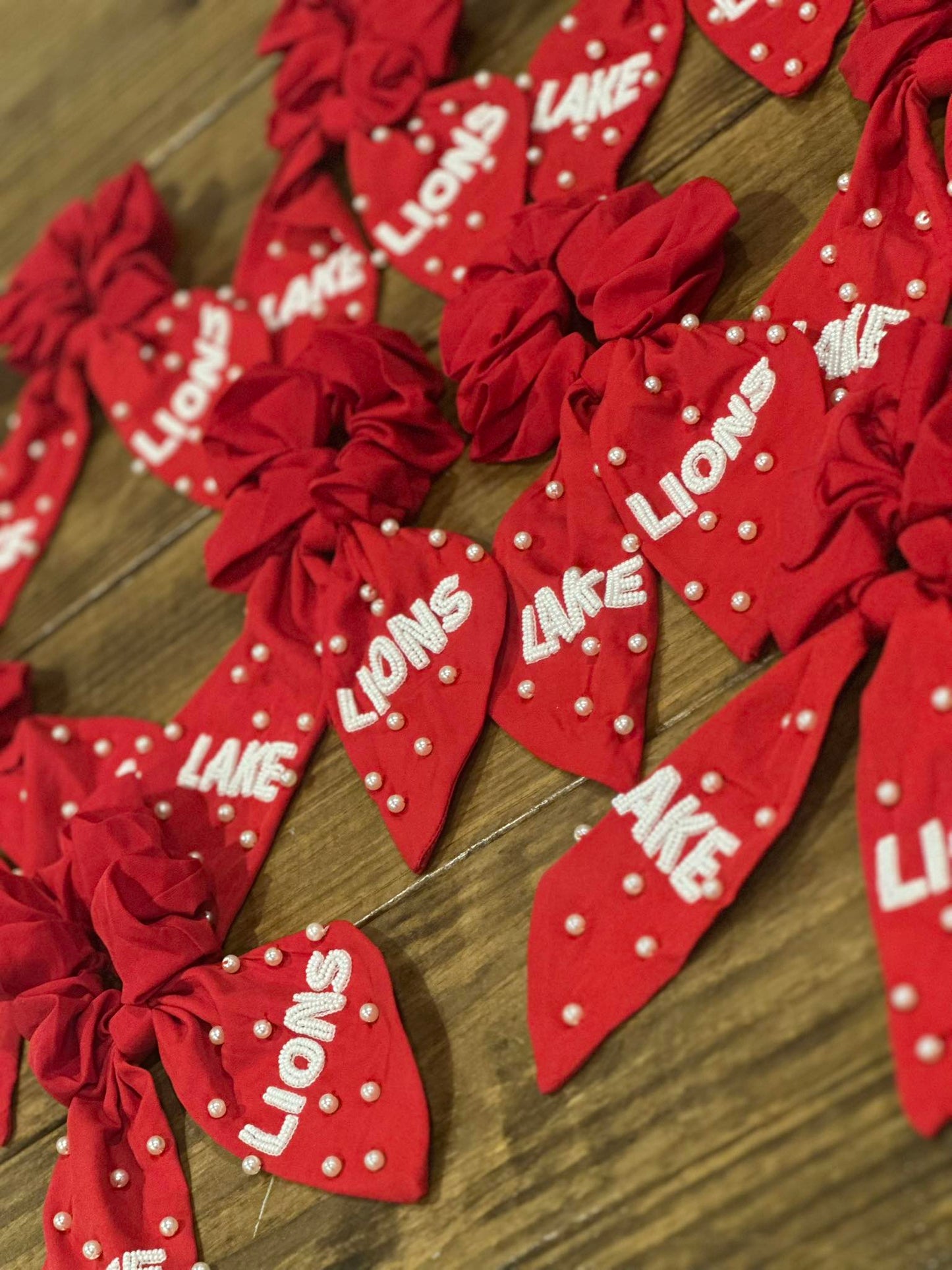Lake Lions Scrunchie - Red