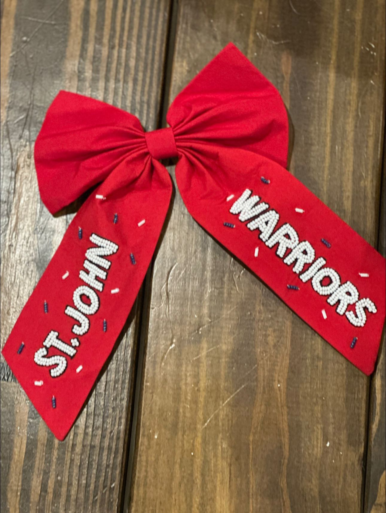 St. John Primary Red Bow