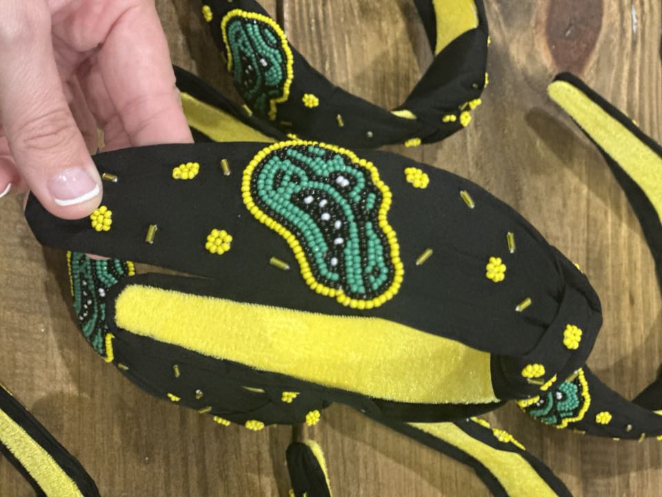 St. Amant Gators Headband- Black