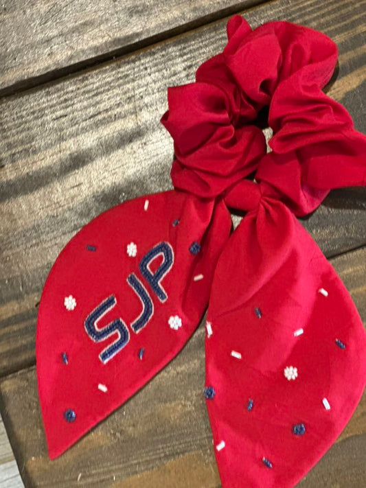 St. John Primary Scrunchie - Red