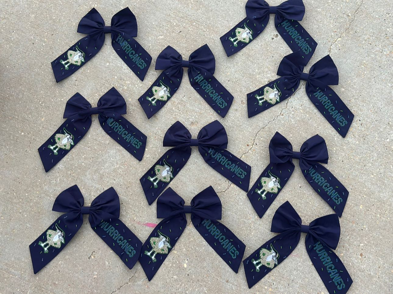 Prairieville Hurricanes Bow - Navy