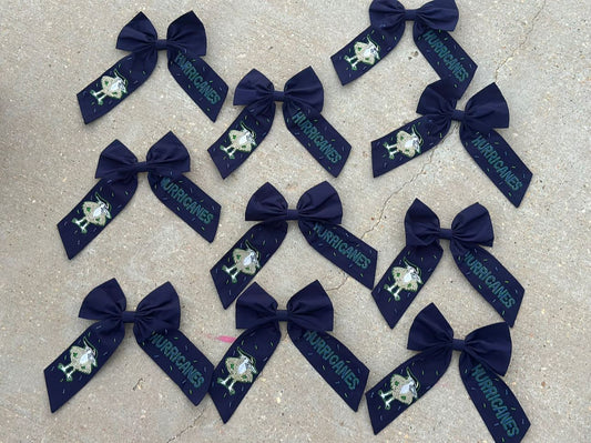 Prairieville Hurricanes Bow - Navy