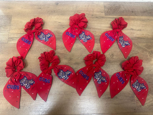 St. Amant Primary Cubs Scrunchie - Red