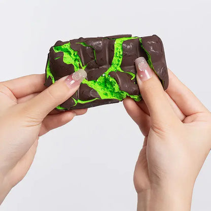 Wax Squishies® Chocolate Bar Wax Crackle Fidget Clay Toy
