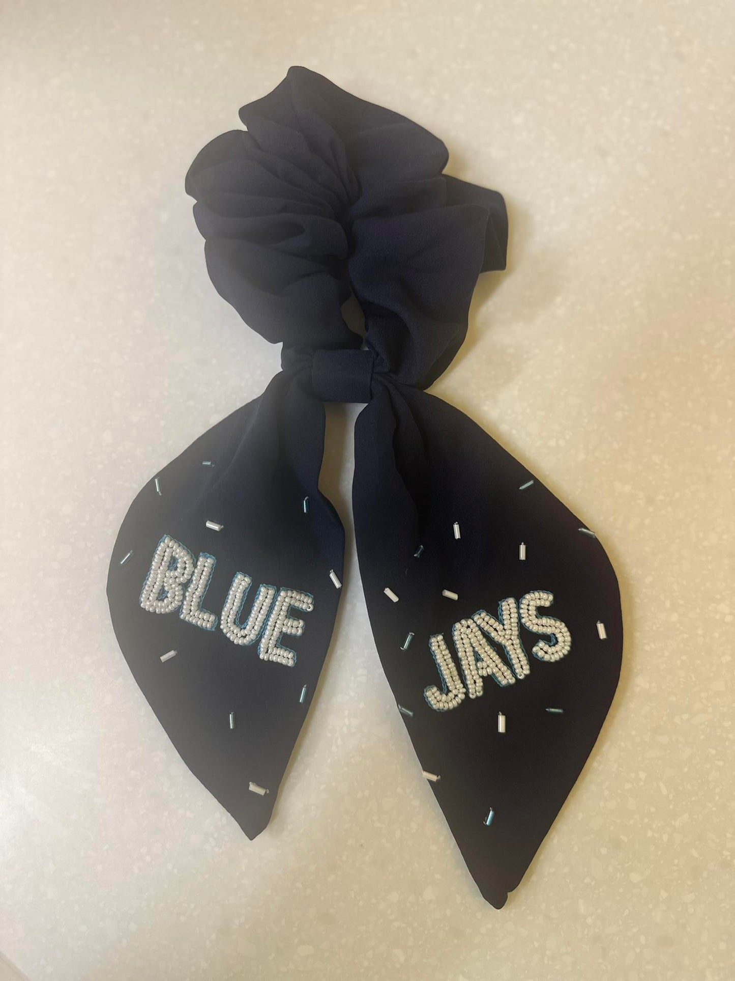 Navy Bluejays Scrunchie