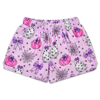 Spooky Season Plush Shorts (Youth Large)