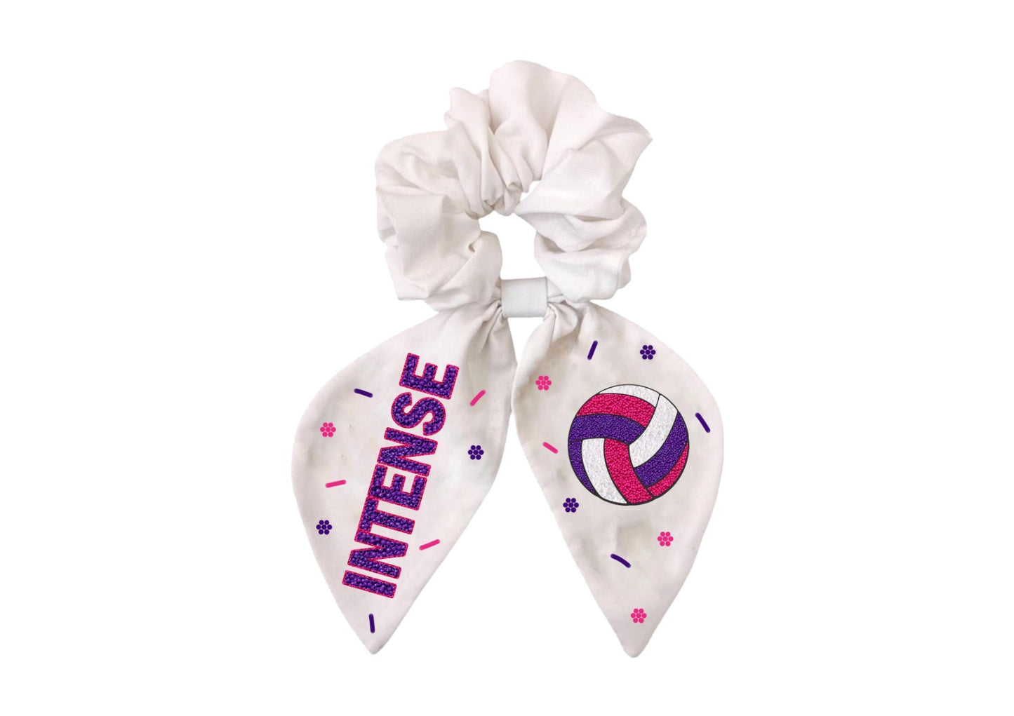 INTENSE 🏐 — Beaded Scrunchie