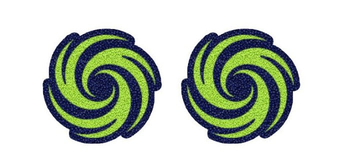 Prairieville Hurricanes Beaded Stud Earrings