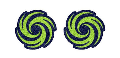 Prairieville Hurricanes Beaded Stud Earrings