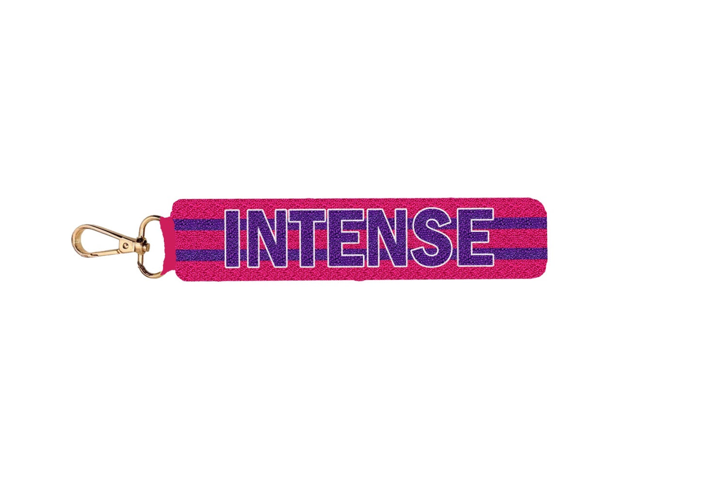 INTENSE 🏐 — Beaded Keychain