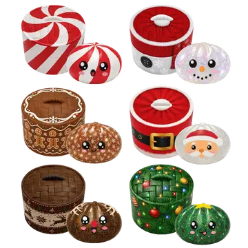 Fun Doh Petite (Mini) Squishy Christmas Dumplings Toy
