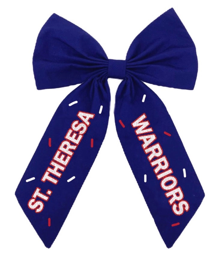 St. Theresa Primary Bow - Navy