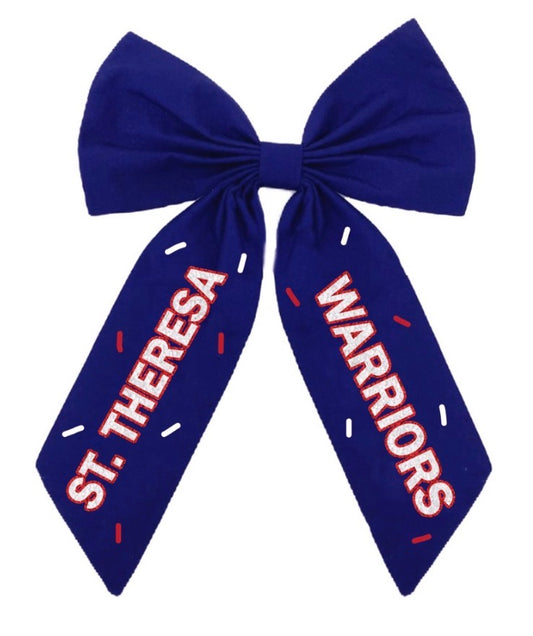 St. Theresa Primary Bow - Navy
