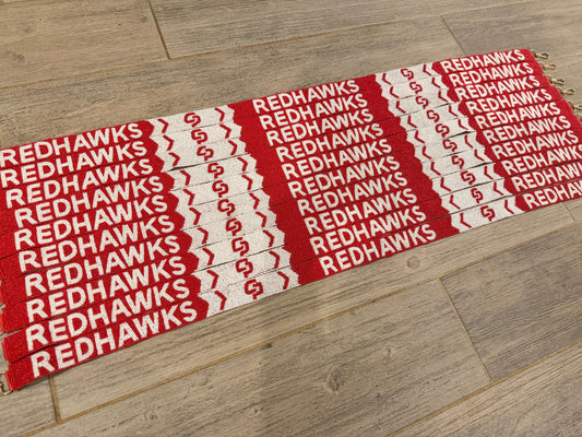 Central Private RedHawks Beaded Purse Strap