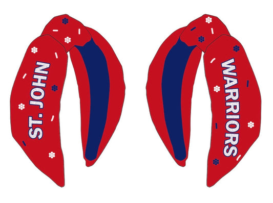 St. John Primary Headband - Red