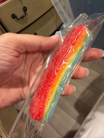 Squishy Multi Color Sour Candy Stripe