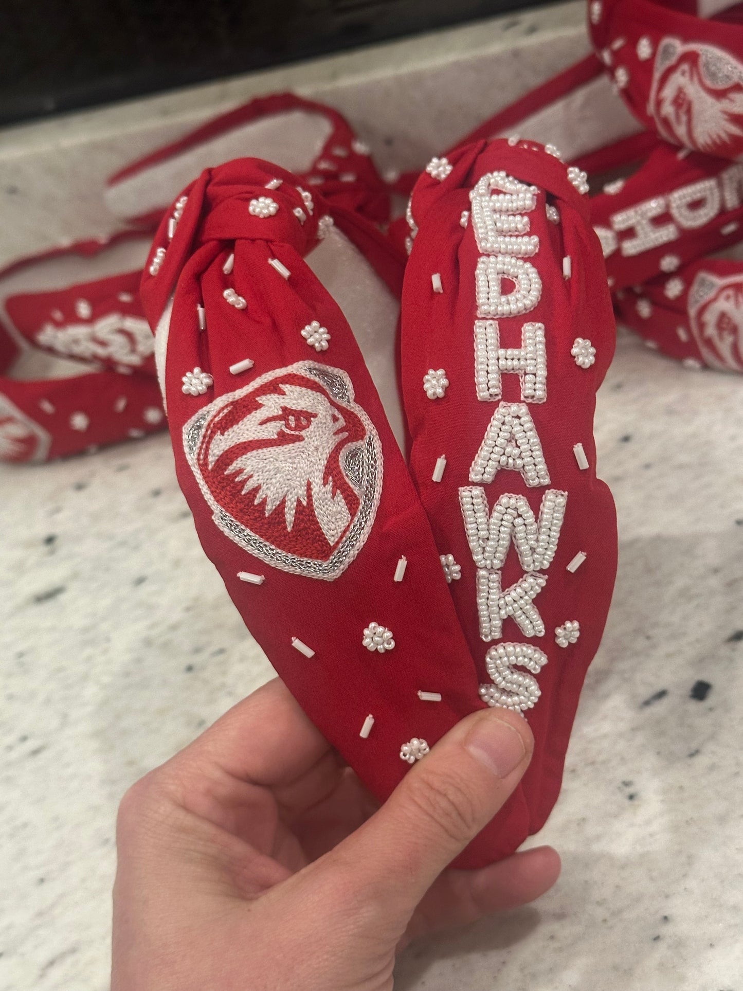 Central Private RedHawks Headband