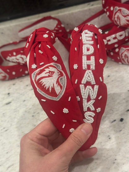Central Private RedHawks Headband