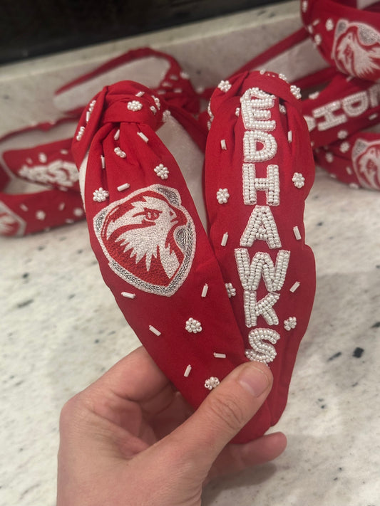 Central Private RedHawks Headband