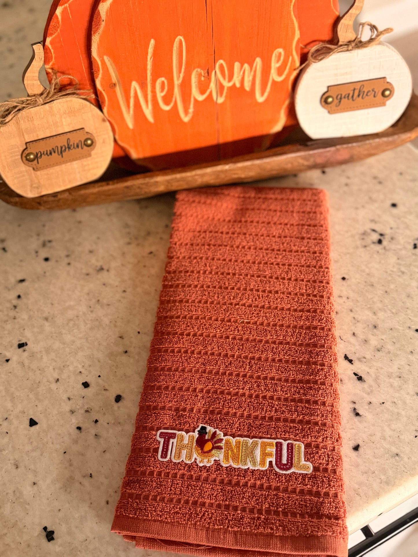 Thankful Dish Towel