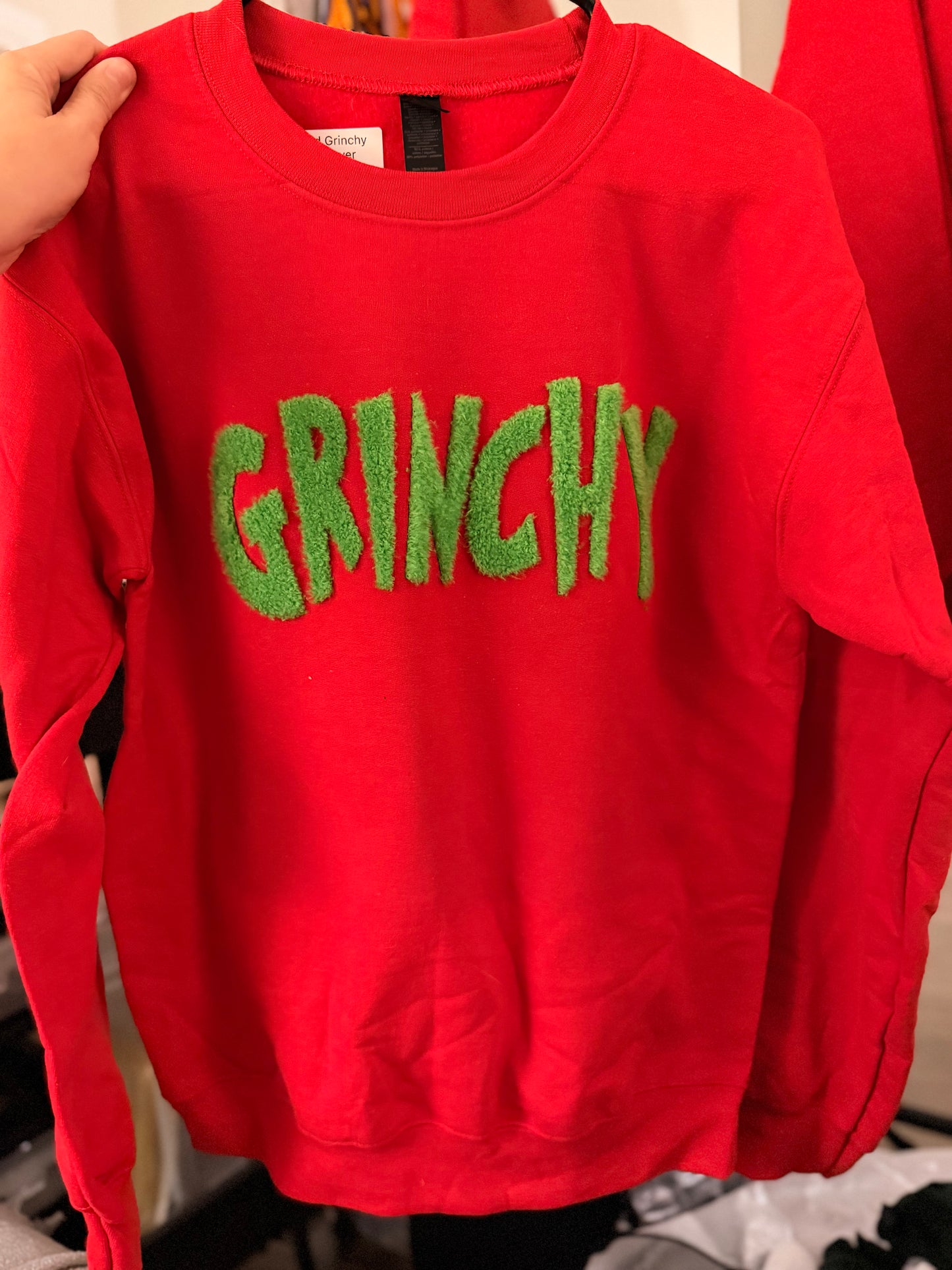 Red Grinchy Pullover