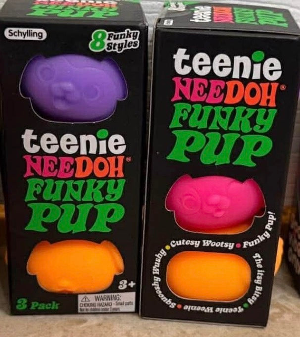 Needoh Funky Pup — 3 Pack